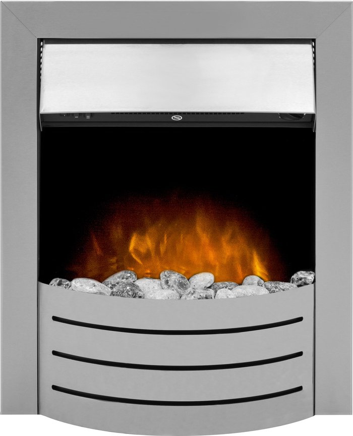 The Range | Adam Adam Comet Electric Fire in Brushed Steel - Brushed steel Adam Adam Comet Electric Fire in Brushed Steel - Brushed steel