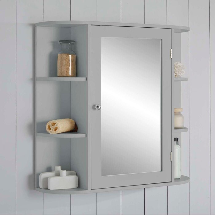 The Range | Dunelm Verona Grey Mirror Cabinet Grey Dunelm Verona Grey Mirror Cabinet Grey