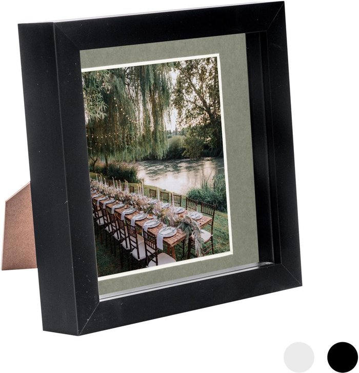 The Range | Nicola Spring 3D Box Photo Frame - 6 x 6 Nicola Spring 3D Box Photo Frame - 6 x 6