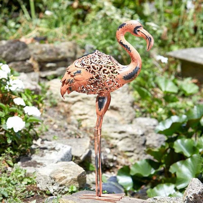 The Range | Garden Greatness Solar Silhouette Flamingo - Pink Garden Greatness Solar Silhouette Flamingo - Pink