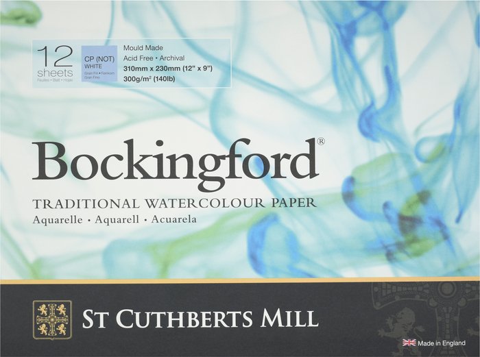 The Range | Bockingford Bockingford Gummed Water Colour Pad - 23cm Bockingford Bockingford Gummed Water Colour Pad - 23cm