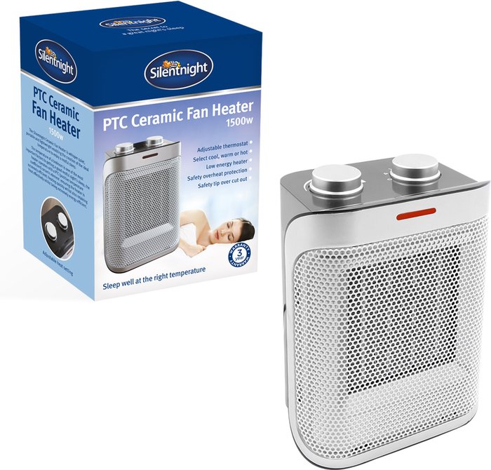 The Range | Silentnight Silentnight PTC Ceramic Heater 1500W Silentnight Silentnight PTC Ceramic Heater 1500W