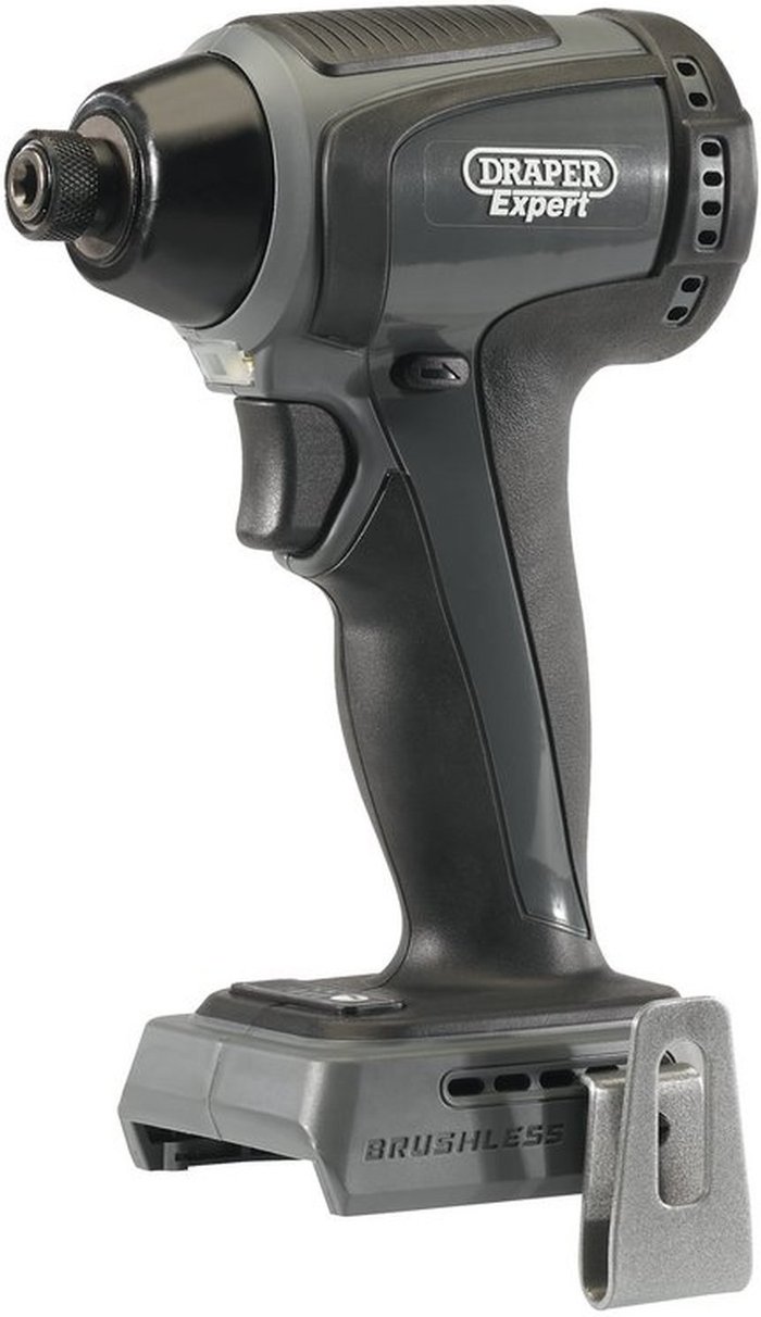 The Range | Draper Draper XP20 20V Brushless Impact Driver (200Nm) - Bare Draper Draper XP20 20V Brushless Impact Driver (200Nm) - Bare