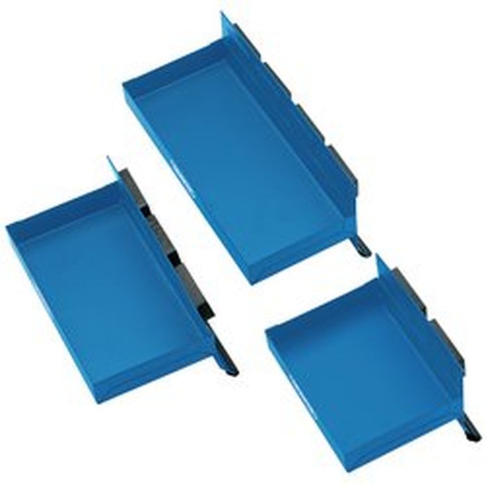 The Range | Draper Draper Magnetic Tool Tray Set - 3 Piece - Blue Draper Draper Magnetic Tool Tray Set - 3 Piece - Blue