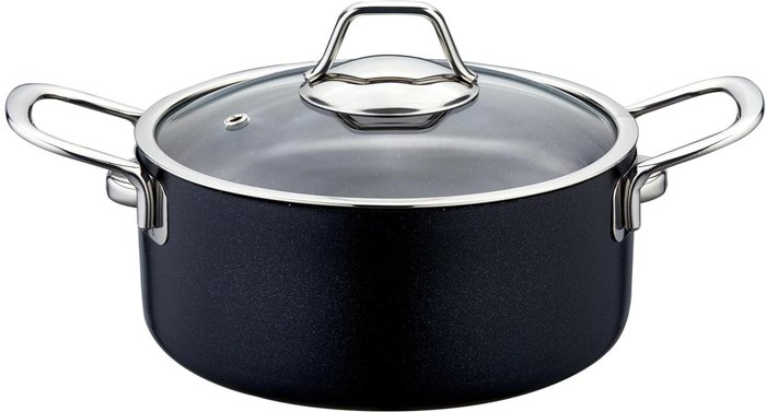 The Range | Rozi Zest Gusto Collection Non-stick Granite Casserole 24Cm Rozi Zest Gusto Collection Non-stick Granite Casserole 24Cm