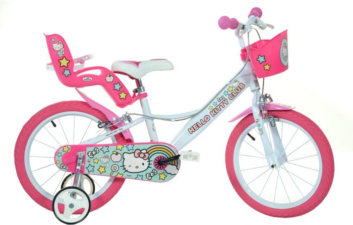 The Range | Dino Bikes Hello Kitty 16 inch Bicycle - White Dino Bikes Hello Kitty 16 inch Bicycle - White