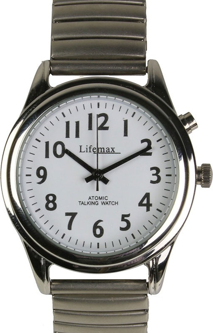 The Range | Lifemax Ladies Talking Atomic Watch - Silver / Ladies Expanding Bracelet Lifemax Ladies Talking Atomic Watch - Silver / Ladies Expanding Bracelet