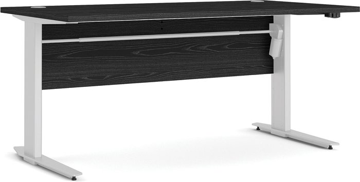 The Range | Furniture To Go Prima 150cm Desk with Adjustable Legs - Black Furniture To Go Prima 150cm Desk with Adjustable Legs - Black