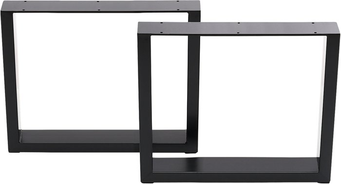 The Range | Livingandhome Industrial Iron Table Legs(Set of 2) - Square / 7kg Livingandhome Industrial Iron Table Legs(Set of 2) - Square / 7kg