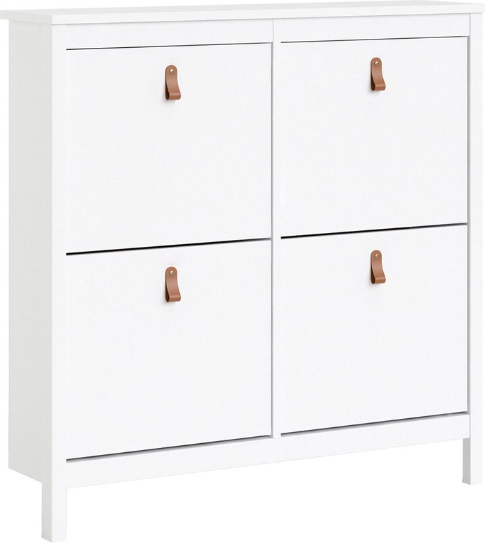 The Range | Furniture To Go Barcelona Shoe Cabinet - White Furniture To Go Barcelona Shoe Cabinet - White
