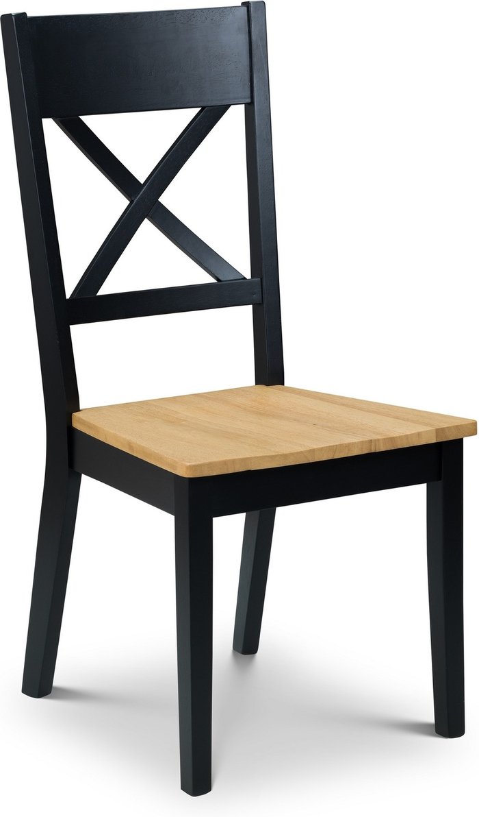 The Range | Julian Bowen Set Of 2 Hockley Dining Chairs - Black Julian Bowen Set Of 2 Hockley Dining Chairs - Black