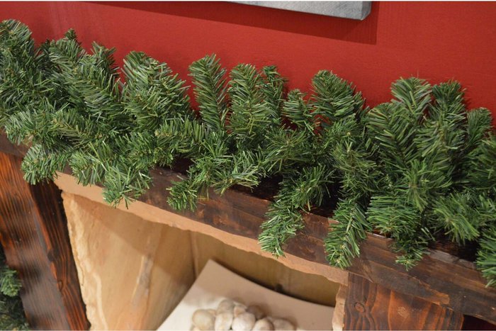 The Range | Samuel Alexander 2 Pack Imperial Pine Christmas Garland Decoration - Green Samuel Alexander 2 Pack Imperial Pine Christmas Garland Decoration - Green