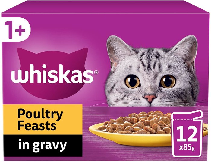 The Range | Whiskas Whiskas 1+ Pouches in Gravy - Poultry Feasts Whiskas Whiskas 1+ Pouches in Gravy - Poultry Feasts