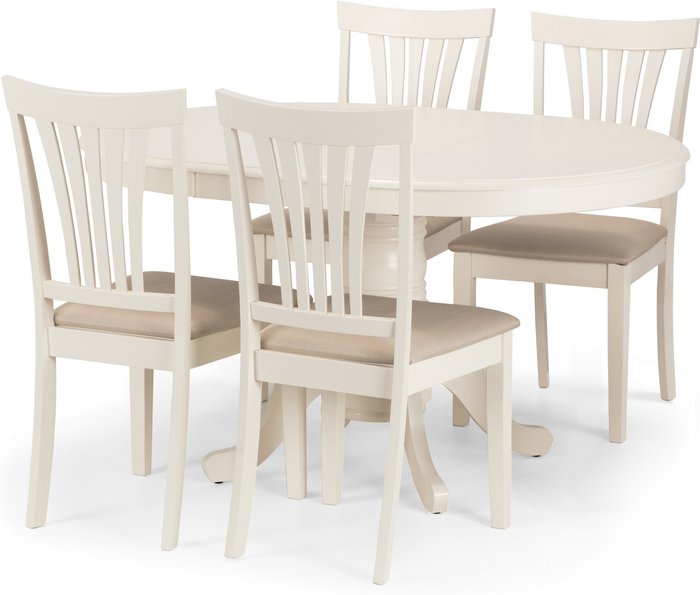 The Range | Stanmore Dining Table with 4 Chair Set Stanmore Dining Table with 4 Chair Set