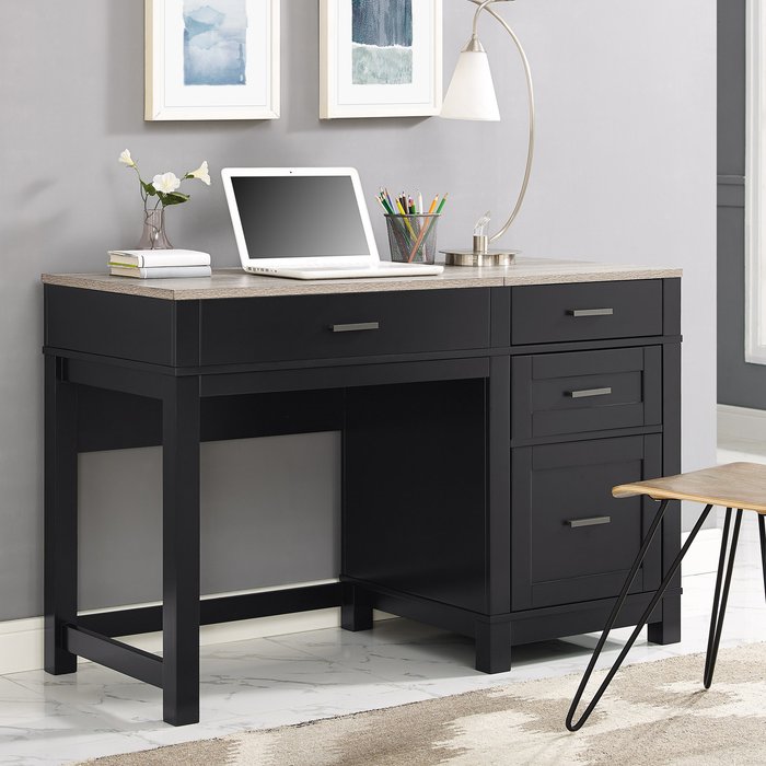 The Range | Solstice Solstice Janus Lift Top Desk - Black/Weathered Oak Solstice Solstice Janus Lift Top Desk - Black/Weathered Oak
