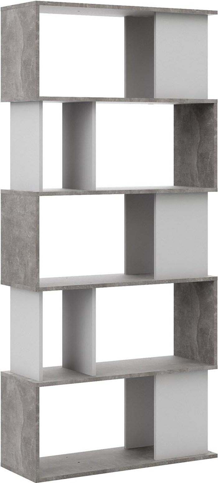 The Range | Furniture To Go Maze Open Bookcase - Grey & White Furniture To Go Maze Open Bookcase - Grey & White