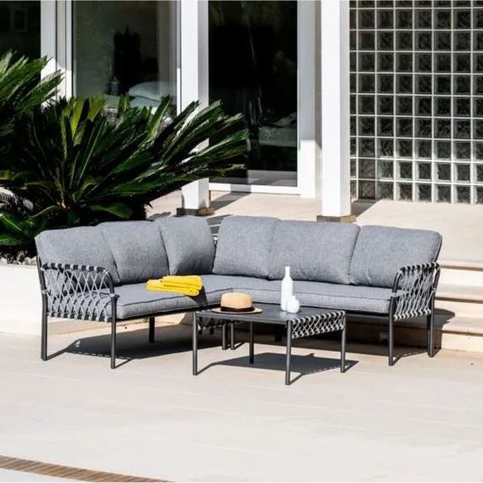 The Range | Better Garden Better Garden Almond 5 Seater Alu Corner Sofa Set Better Garden Better Garden Almond 5 Seater Alu Corner Sofa Set