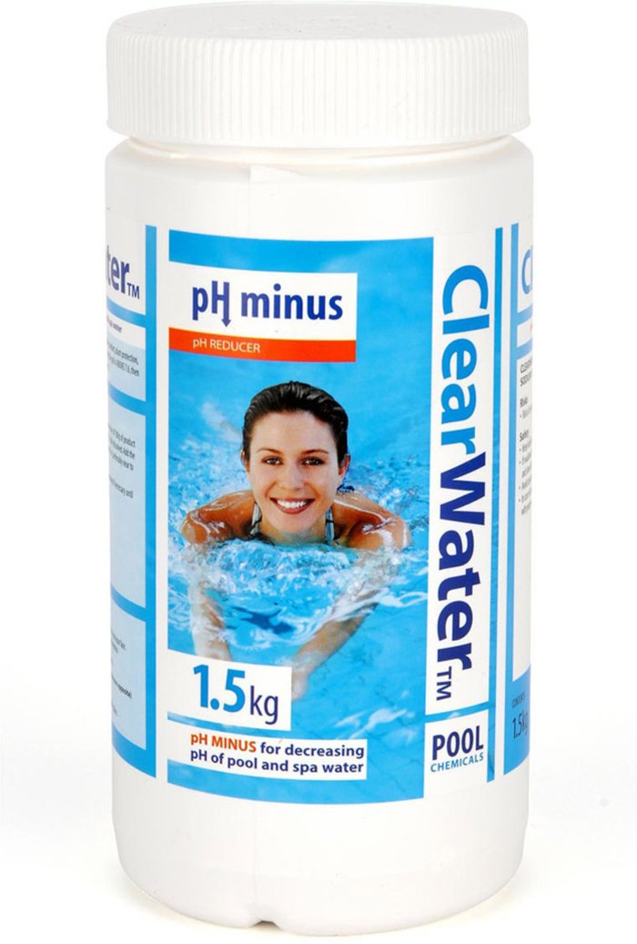 The Range | Samuel Alexander Clearwater 1.5kg CH0008 PH Minus Decreaser for Swimming Pool and Spa Treatment - Yellow Samuel Alexander Clearwater 1.5kg CH0008 PH Minus Decreaser for Swimming Pool and Spa Treatment - Yellow