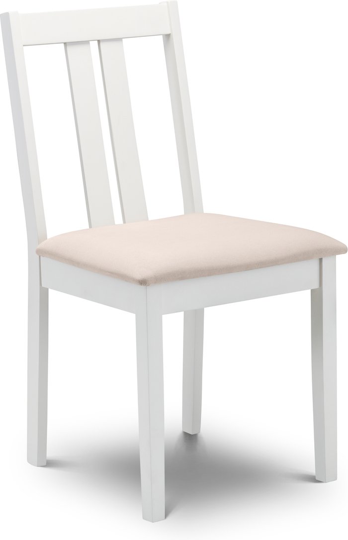 The Range | Julian Bowen Set Of 2 Rufford Dining Chairs - Ivory Julian Bowen Set Of 2 Rufford Dining Chairs - Ivory