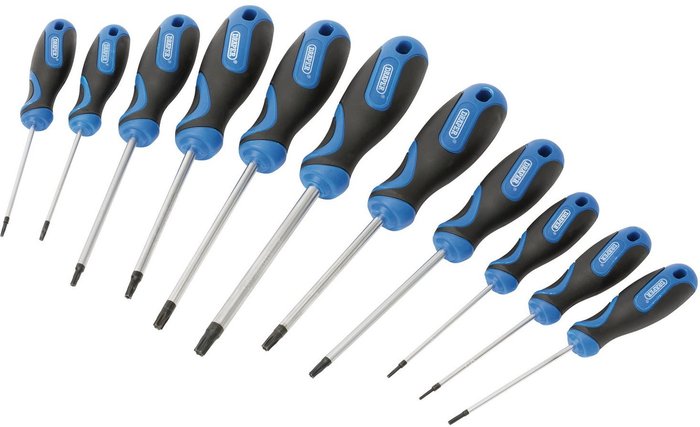The Range | Draper Draper 11 Piece Torx and Security Torx Screwdriver Set Draper Draper 11 Piece Torx and Security Torx Screwdriver Set