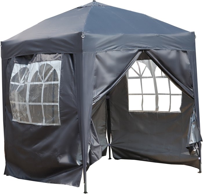 The Range | Birchtree Birchtree Pop Up Waterproof Gazebo 2X2M - Grey Birchtree Birchtree Pop Up Waterproof Gazebo 2X2M - Grey