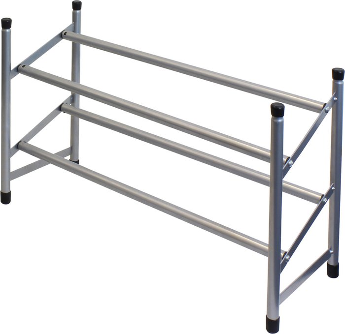 The Range | JVL JVL Two Tier Shoe Rack Storage Organiser JVL JVL Two Tier Shoe Rack Storage Organiser