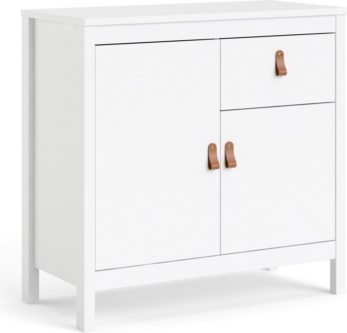 The Range | Furniture To Go Barcelona 2-Door 1-Drawer Sideboard - White Furniture To Go Barcelona 2-Door 1-Drawer Sideboard - White
