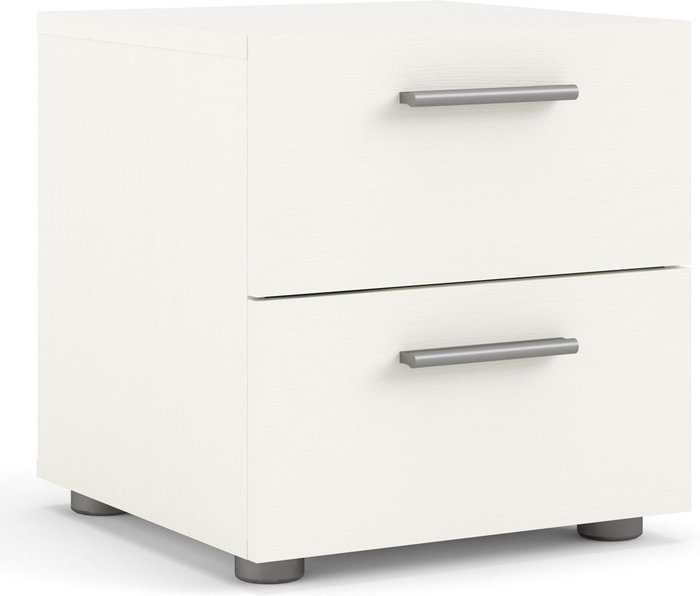The Range | Pepe Bedside 2 Drawers In White Woodgrain Pepe Bedside 2 Drawers In White Woodgrain