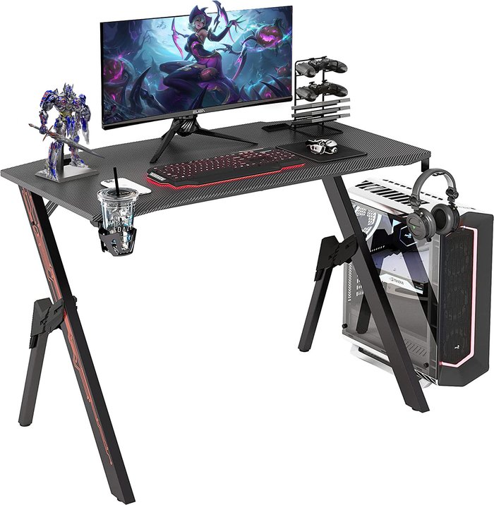 The Range | Bigzzia Gaming Chair Gaming Desk Set - Black / Gaming Chair and Gaming Desk Set Bigzzia Gaming Chair Gaming Desk Set - Black / Gaming Chair and Gaming Desk Set