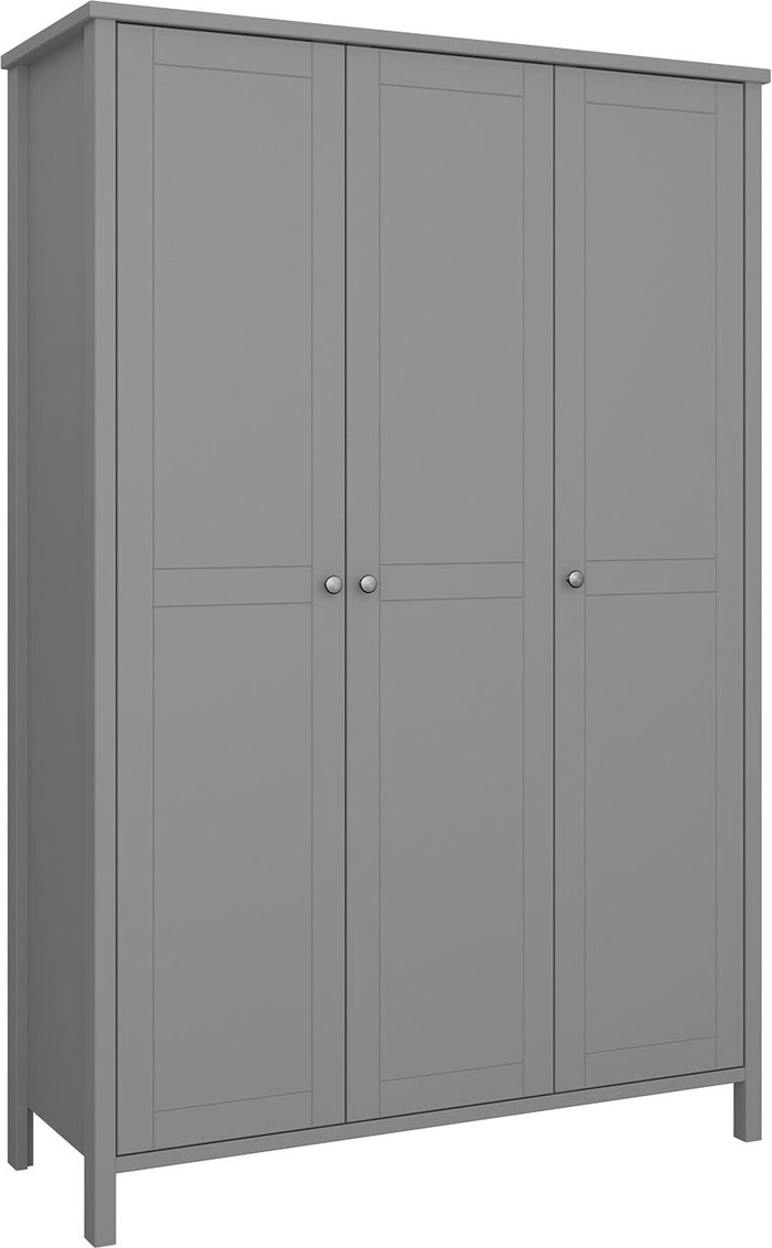 The Range | Furniture To Go Tromso 3-Door Wardrobe - Grey Furniture To Go Tromso 3-Door Wardrobe - Grey