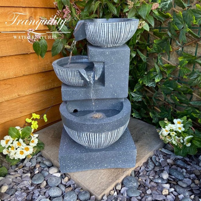 The Range | Tranquility Tranquility 3 Bowl Pour Mains Powered Water Feature Tranquility Tranquility 3 Bowl Pour Mains Powered Water Feature