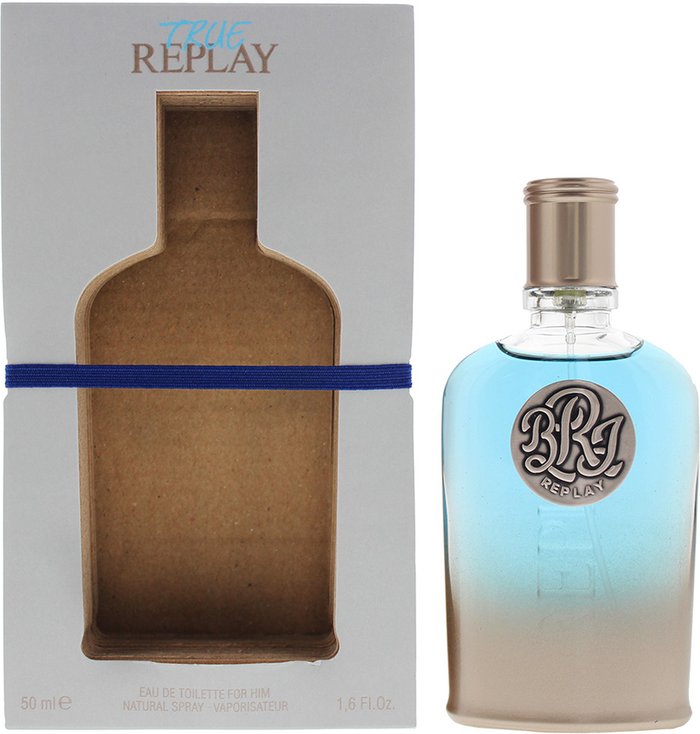 The Range | Replay Replay True For Him Eau de Toilette 50ml - Blue Replay Replay True For Him Eau de Toilette 50ml - Blue