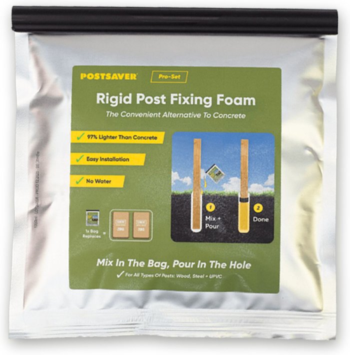 The Range | Postsaver Postsaver Pro-set Rapid Set Lightweight Post Fix Resin Foam - 1.25kg Postsaver Postsaver Pro-set Rapid Set Lightweight Post Fix Resin Foam - 1.25kg