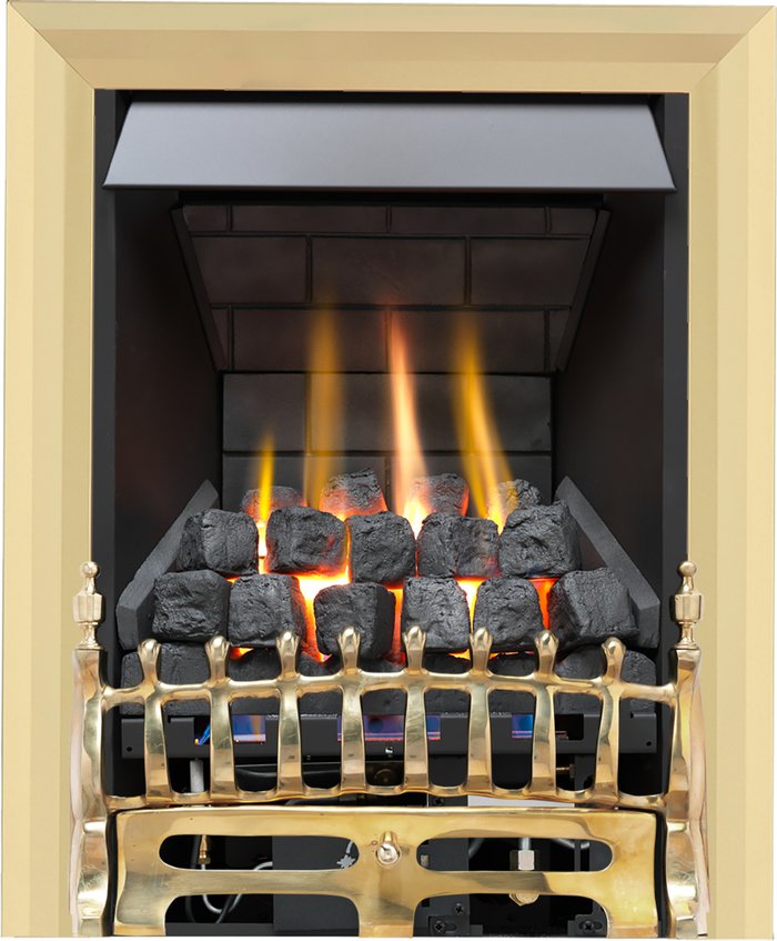 The Range | Focal Point Fires Focal Point Blenheim Multi Flue Manual Gas Fire - Brass Focal Point Fires Focal Point Blenheim Multi Flue Manual Gas Fire - Brass