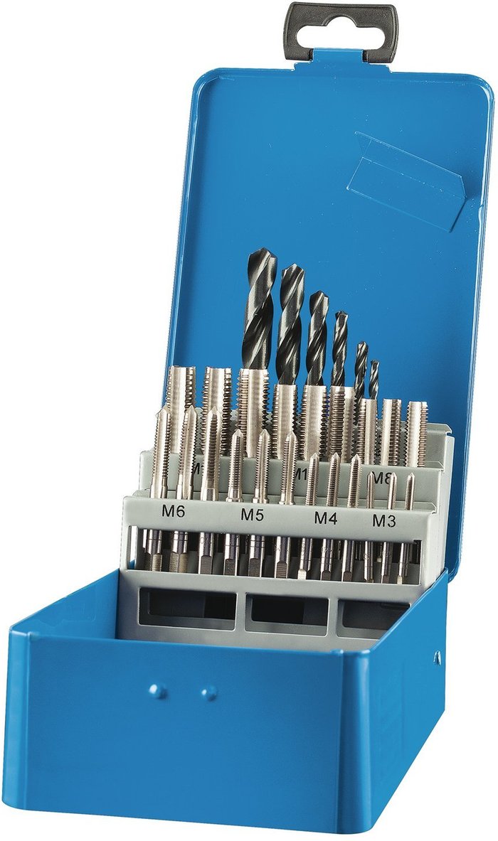 The Range | Draper Draper 28 Piece Tap and Drill Bit Set Metric Draper Draper 28 Piece Tap and Drill Bit Set Metric