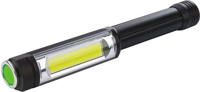 The Range | Draper Draper 5W COB LED Aluminium Worklight (3 x AA batteries supplied) 400 Lumens - Black Draper Draper 5W COB LED Aluminium Worklight (3 x AA batteries supplied) 400 Lumens - Black