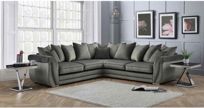 The Range | Simply Eleganza Luca Scatterback Large Corner Sofa - Putty Simply Eleganza Luca Scatterback Large Corner Sofa - Putty
