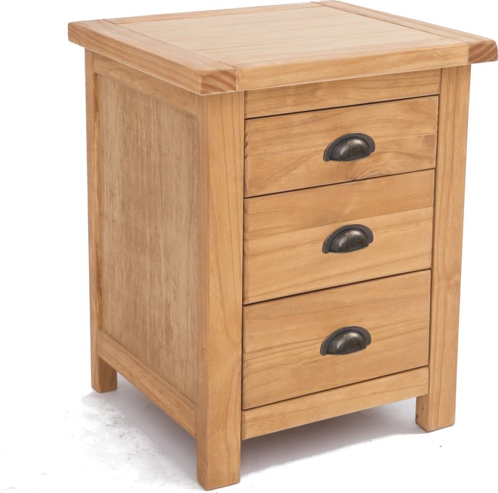 The Range | Cabinet Bits Lugo 3 Drawer Bedside Cabinet - Brown / Brass Cup Cabinet Bits Lugo 3 Drawer Bedside Cabinet - Brown / Brass Cup