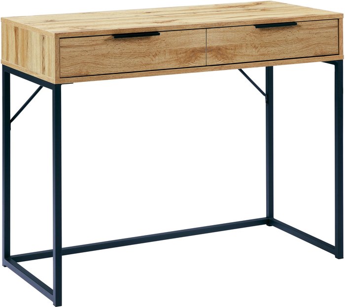 The Range | Julian Bowen Bali 2 Drawer Dressing Table - Oak Julian Bowen Bali 2 Drawer Dressing Table - Oak