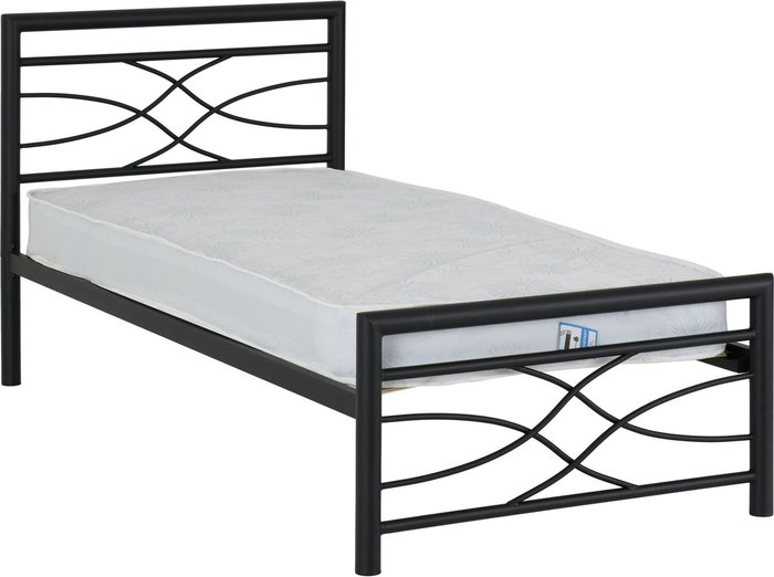 The Range | Seconique Kelly 3' Bed - black Seconique Kelly 3' Bed - black