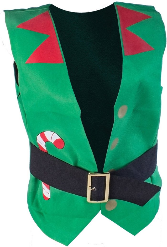 The Range | Christmas Shop Festive Waistcoat - Elf Green Christmas Shop Festive Waistcoat - Elf Green