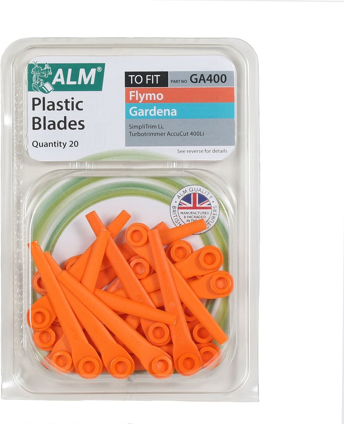 The Range | ALM Pack of 20 Flymo Plastic Blades ALM Pack of 20 Flymo Plastic Blades