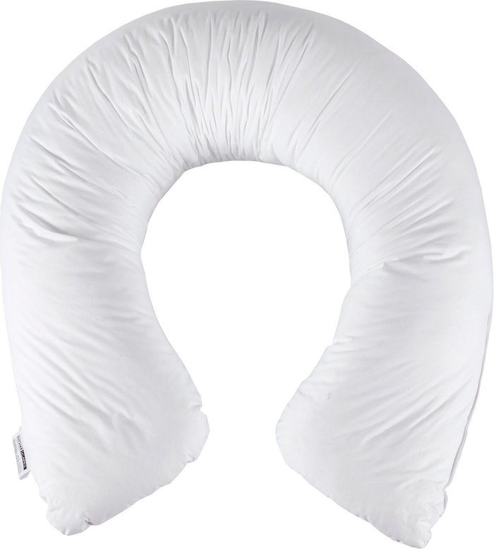 The Range | Homescapes Super Microfibre U Shape Nursing Support Pillow - White Homescapes Super Microfibre U Shape Nursing Support Pillow - White