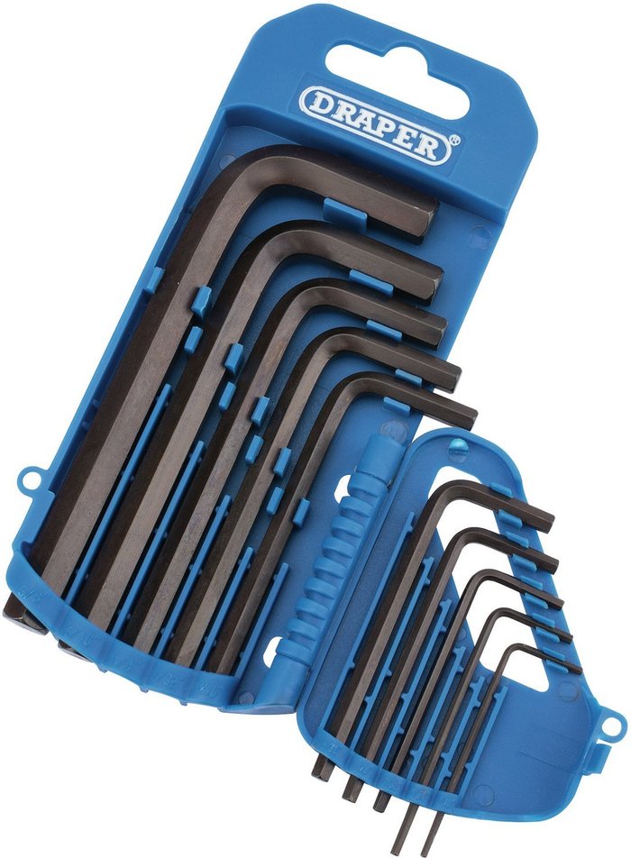 The Range | Draper Draper 10 Piece Hexagon Allen Key Set Imperial Draper Draper 10 Piece Hexagon Allen Key Set Imperial