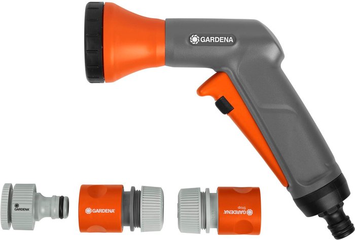 The Range | Gardena Gardena Classic Water Spray Gun Set 1/2 Gardena Gardena Classic Water Spray Gun Set 1/2