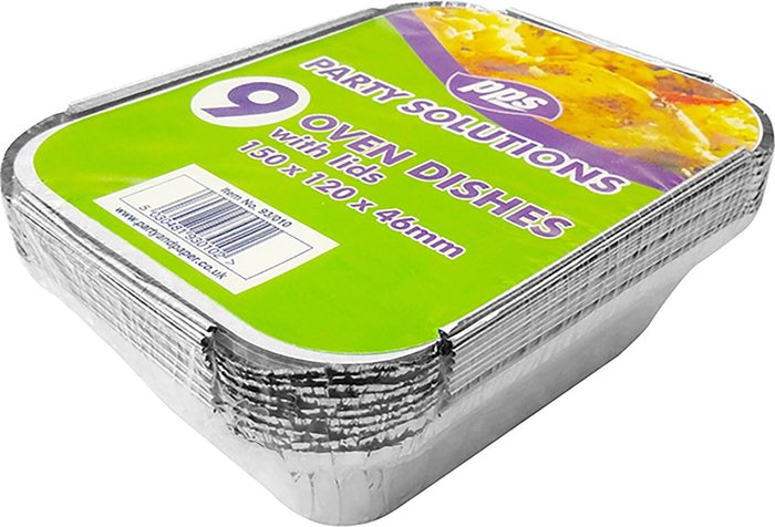 The Range | Foil Oven Dishes with Lids - Small Foil Oven Dishes with Lids - Small