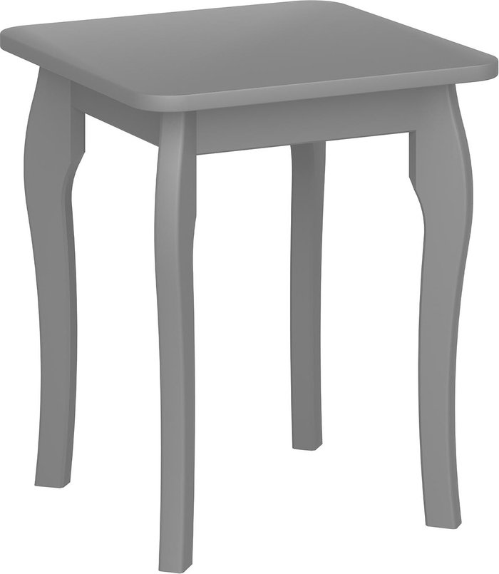 The Range | Baroque Stool Grey Baroque Stool Grey