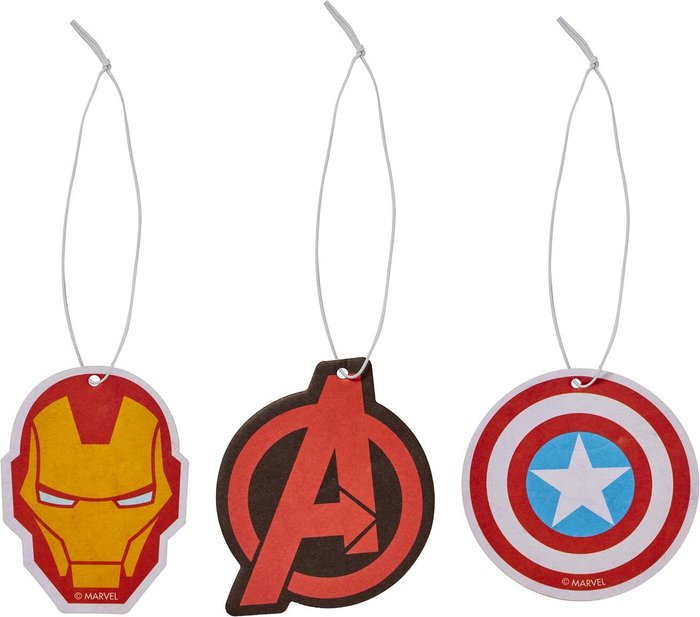 The Range | Marvel Pack of Three Avengers Air Fresheners Marvel Pack of Three Avengers Air Fresheners