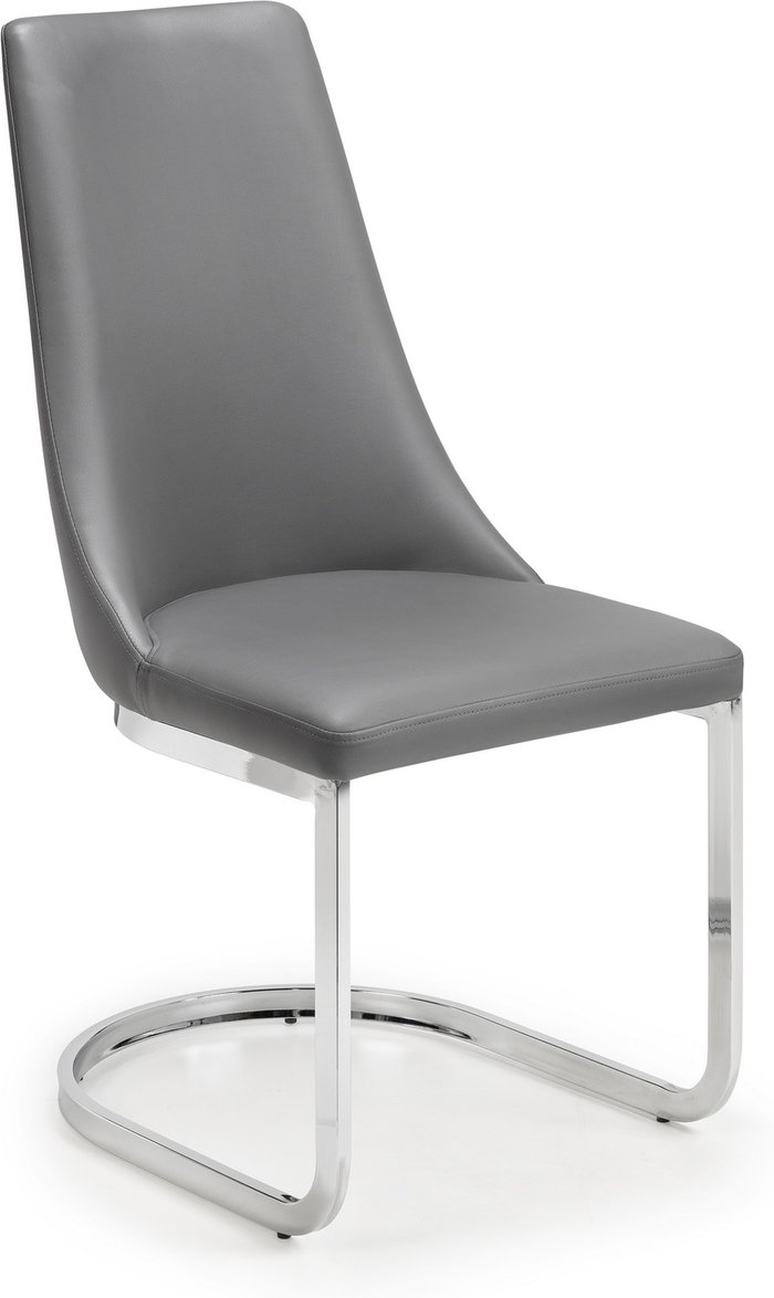 The Range | Dunelm Como Set of 2 Dining Chairs Grey PU Leather Grey Dunelm Como Set of 2 Dining Chairs Grey PU Leather Grey