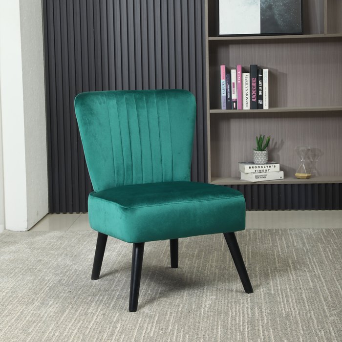 The Range | Neo Neo Crushed Velvet Shell Accent Chair - EMERALD Neo Neo Crushed Velvet Shell Accent Chair - EMERALD